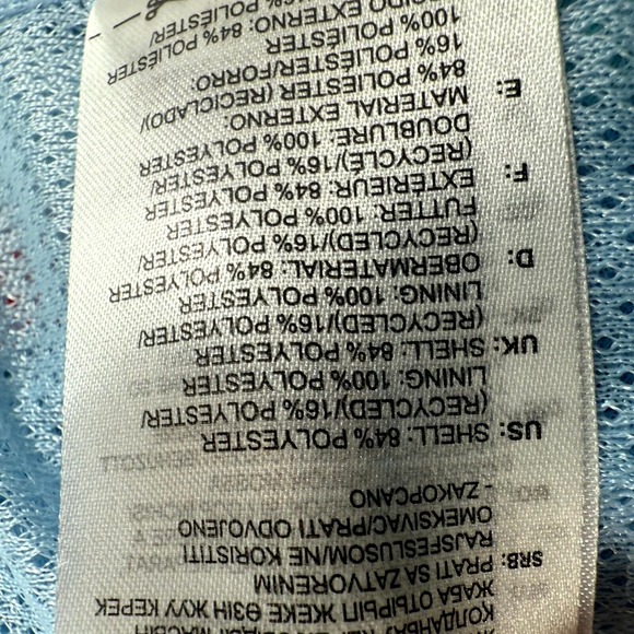 Adidas RYV Windbreaker Jacket Mens Medium Multicolor Paint Splatter Quarter Zip - Picture 11 of 12